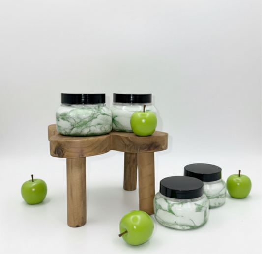 Sour apple body scrub